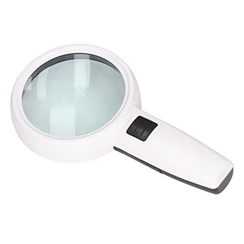 BstXqty Lupa portátil Touch Switch 30X para leitura de idosos, inseto infantil, degeneração macular,