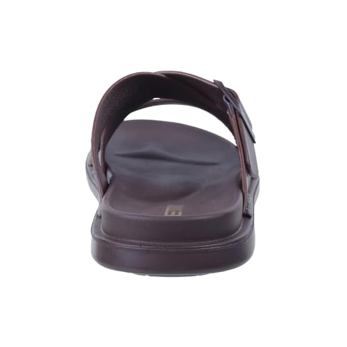 Image of Metro Men Slip-on Open Toe Comfort Chappal UK /6 EU /40 (16-902)