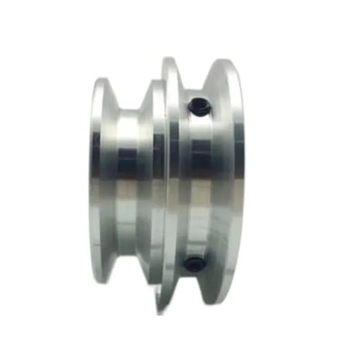 Puleggia con scanalatura da 60 mm, ad alte prestazioni, in lega di alluminio, foro da 8 mm, per trasmissione a cinghia trapezoidale fai da te, perfetto per motori a doppio mandrino B (compatibile da