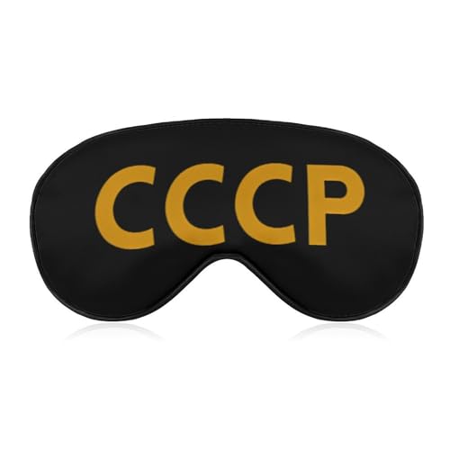 CCCP - USSR Sleep Mask Eye Shade Cover Adjustable Strap for Travel Lunch Break Women Men