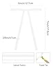 SIMISI RIBBON 24 Pcs White Velvet Christmas Tree B... #2
