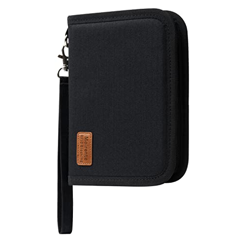 Passport Holder Travel Wallet, For 2 Passports, Small Passport Bag, Double, Dual, A5, Document Folder, Case, Purse, RFID Blocking, Holiday, Waterproof Organisers, Travel Accessories, Black, UK BLK Passport Holder Travel Wallet, For 2 Passports, Small Passport Bag, Double, Dual, A5, Document Folder, Case, Purse, RFID Blocking, Holiday, Waterproof Organisers, Travel Accessories, Black, UK BLK