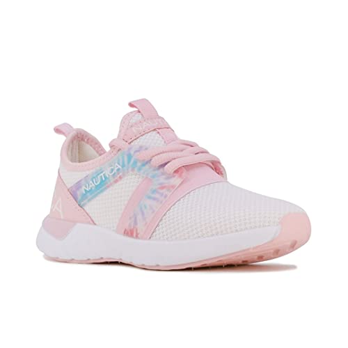 Nautica Girls Kids Sneakers Athletic Fashion Lace-Up Tennis Sports Running Shoes(Big Kid, Little Kid, Toddler)