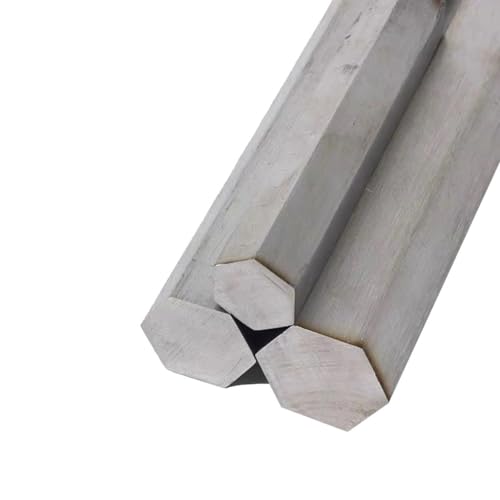 Barre métallique solide hexagonale en acier inoxydable 304 de 500 mm pour usinage