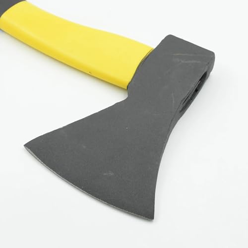 Wood-Cutting-Axe-Gardening-Tools-Hatchet-Axe-Fiberglass-Body-Rubberized-Handle-972-Grm