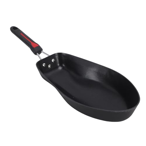 Luocute Padella a Forma di Pesce 3D, Rivestimento Antiaderente, Meno Olio, Distribuzione Uniforme del Calore, per Cottura Alla Griglia, Griglia in Acciaio Inossidabile da 35,2 Cm