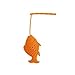 Infusor de té suelto, infusor de té, no tóxico, suministros de cocina, bolsa de té, colador de té, accesorio de silicona, 1 pieza en forma de pez naranja