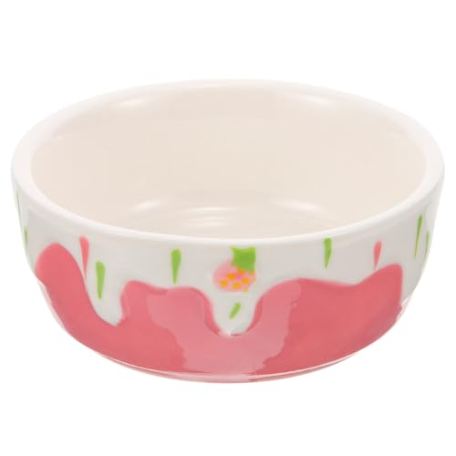 HYTROVE ハムスター用フードボウル 小動物用滑り止め設計 防こぼれ 防跳ね機能付き ケージ給餌用 食器 うさぎ リス対応 コンパクトで掃除簡