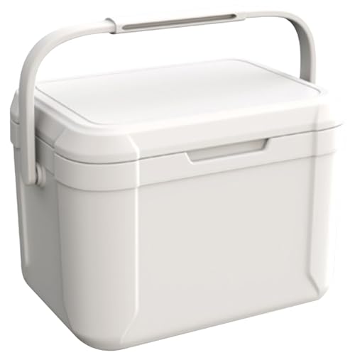 Nevera portátil para Camping de 5, 3 Cuartos de galón con asa para Picnic, Mantiene la Temperatura Fresca Durante 72 a 96 Horas, pequeña hielera rígida para Playa, Camping y Deportes.