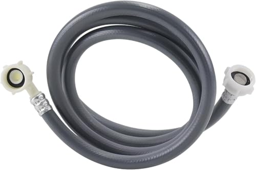 1.2m Flexible Water Inlet Hose for Washing Machines and Dishwashers - Cold Water Supply Connector with Durable Leak-Resistant Design