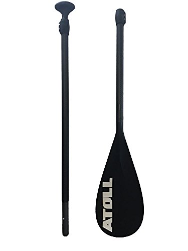 Carbon Fiber Shaft Stand Up Paddle Board Paddle with Nylon Blade, Adjustable Isup Travel Paddle