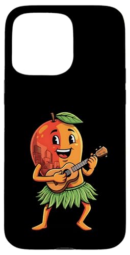 ウクレレマンゴーをイメージしたハワイアンダンサー。 スマホケース iPhone 15 Pro Max 用