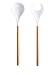 Produktbild ASA 5214970 Grande Salatbesteck - Porzellan - Birkenholzgriff - Länge 31,5 cm