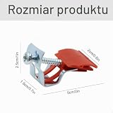 Klamerki mocujące do zlewozmywaka, do montażu pod umywalką, regulowane, 10 szt., 50 x 25 x 18 mm