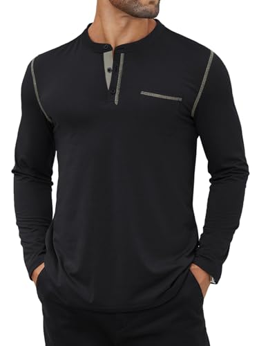 Hardaddy Henley Shirt for Men - Save with Code H5BYM3WC