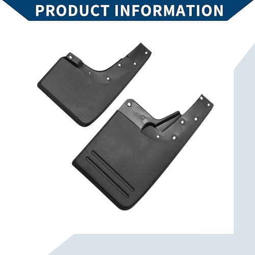 Image of Mud Flaps Splash Guards W /Mount Accessories for Volkswagen AMAROK 2023 2024 Front and Rear Mud Guards 1 Set