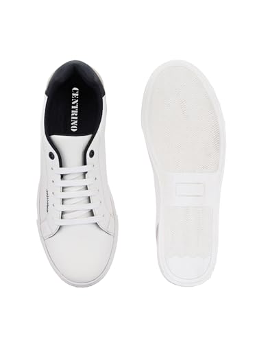 Image of Centrino Women Casual Shoes | Colorblock Sneakers with Ultra Soft Cushion Lace-Up Shoes All-Day Comfort | Trendy & Lightweight Design | Low Top Flat Sole(7611)