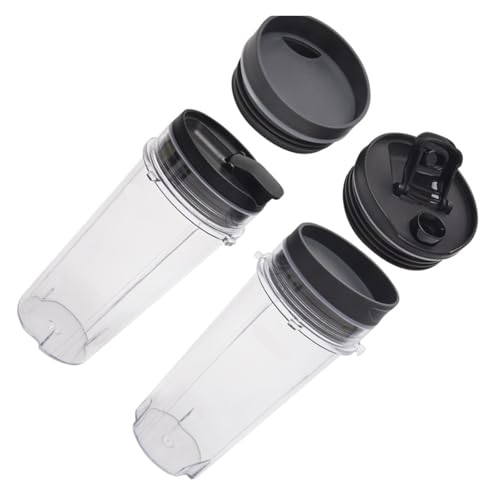 UN-2 Pzs Vaso 16 OZ con 4 Tapas para Licuadora Ninja miniatura 4