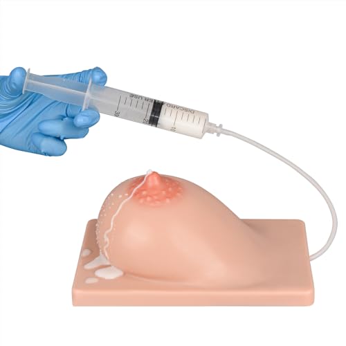 Image of Lactation Breast Model for Breastfeeding Massage Education, Artificial Breastfeeding Educational Tool for Lactation Consultant, Left