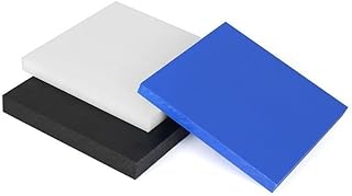 WALNUTS Colorido Nylon PA6 Tablero Cojín Bloque Negro Azul Blanco Espesor de la Almohadilla 10 mm 20 mm 60 mm Materiales de mecanizado (Color : White, Size : 100x100x8mm)