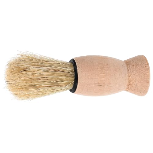 Gogogmee Brocha Afeitar Hombre Retro para Barbería Profesional con Cerdas Suaves Cepillo Limpieza Cabello y Barba Diseño Duradero y Funcional para Salón Peluquería