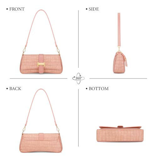 Image of KKXIU Shoulder Bag for Women Small Hobo Handbag Mini Retro Clutch Purses