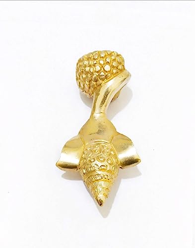 Figura Decorativa Cabeza de Ganesha en Latón para Escritorio miniatura 6