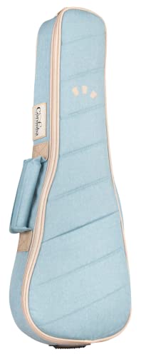 Image of Cordoba 15CM Matiz Mint Concert Ukulele with Color-Matching Recycled Nylon Gig Bag