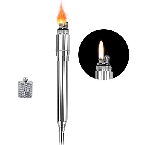 Richaoll Outdoor Cooking Survival Blow Fire Tube Tragbare Fire Starter Tube Einziehbare Edelstahl Camping Blow Fire Tube… – Bild 4