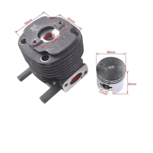 Kit cylindre 40 mm pour débroussailleuse B45 BP45 GP45 - Piston segment haut-moteur