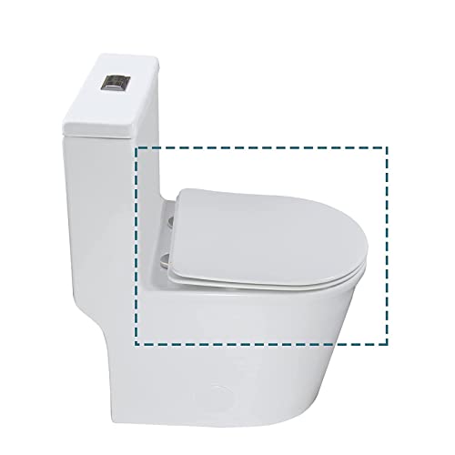 Siège WC compact et grand abattant WC vert brillant stable