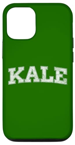 Kale University Leaf Greens Engrais biologique végétalien Coque pour iPhone 12/12 Pro