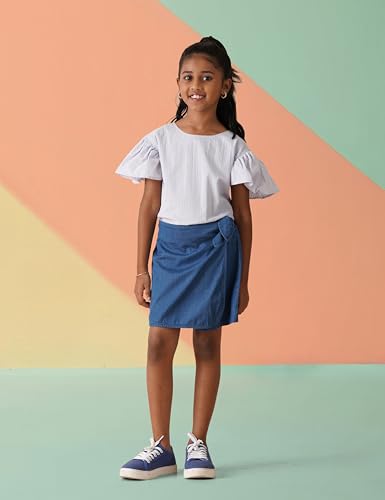 Image of Amazon Brand - Symbol Kids Girl's Cotton Regular Fit Top