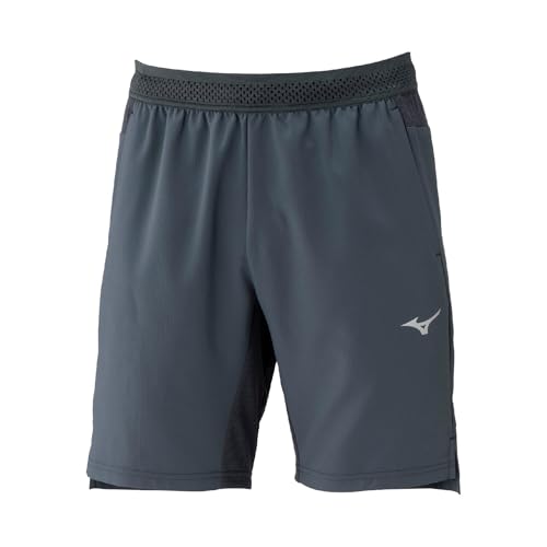 トレーニングウェア ムーブクロス ハイブリッドハーフパンツ ストレッチ 32MDC032 メンズ インディアグレー 2XL