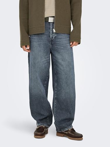 Only & Sons Herren Onsfade Loose Blue Black 2333 Tai DNM, Blue Black Denim, 36W / 34L EU – Ansicht 2