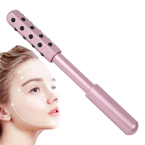 Rodillo de piel para cara, rodillo de belleza de masaje Uplift, cuidado de la piel para mujeres, masajeador facial para apretar la piel, herramienta de modelado corporal para cuello, brazos y piernas