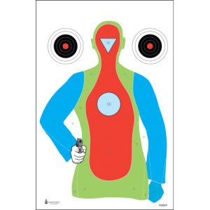 HIGH VISIBILITY FLUORESCENT B-21E TARGET 100 PACK