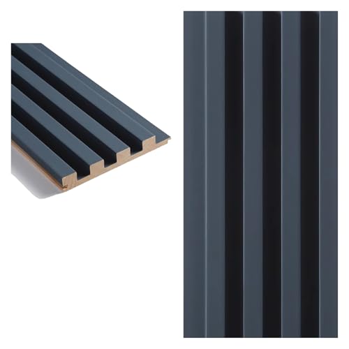 Modernos paneles de pared con textura estriada 3D, impermeables, decoración interior para sala de estar y fondo de TV, paneles de rejilla de fácil instalación