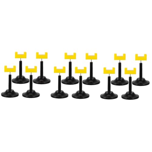 Gogogmee 12 Pcs Swivel Stand Friction Electrification Supply Electrostatic Professional Physics Experiments Friction Electrification Experiment Bracket Experimental Supplies Plastic