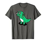 Photo Gallery fantastico skateboard dinosauro t-rex per bambini maglietta Photo Gallery fantastico skateboard dinosauro t-rex per bambini maglietta