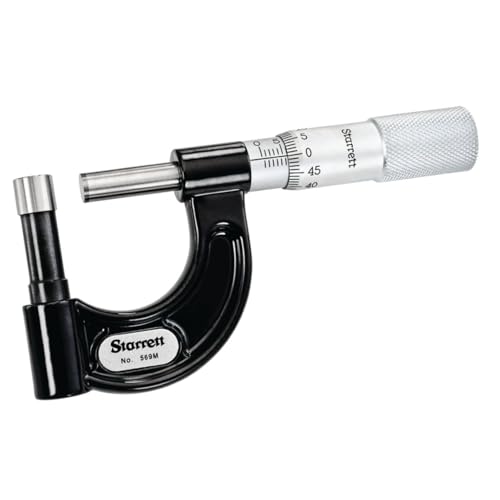 Micrómetro de tubo Starrett 569BXP, rango 0-1", graduación 0.01"