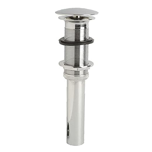 Best umbrella pop out drains for vessel sink in chrome Glacier Bay Decorative Umbrella Drain