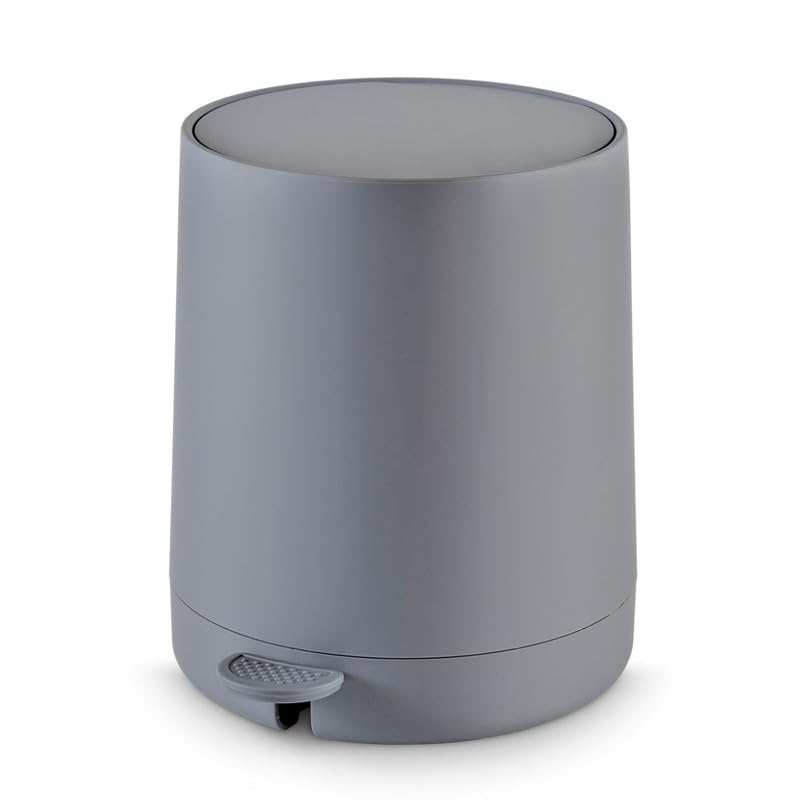 Image of Freelance Portofino Pedal Dustbin | Pedal Trashcan | Minimalist and Sleek Waste bin for home and office- 4.3Ltr (Grey)