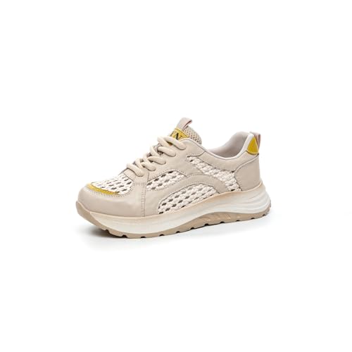 Zapatos comodos para papa Dajingkj de cuero genuino femenino
