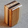 Walnut-Steak-Knife-Block-with-Six-Slots-Oak-and-Walnut Walnut Steak Knife Block with Six Slots, Oak and Walnut