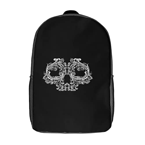 Sac à dos d'école pour enfants 17 pouces avec impression 3D artistique pour garçons et filles
