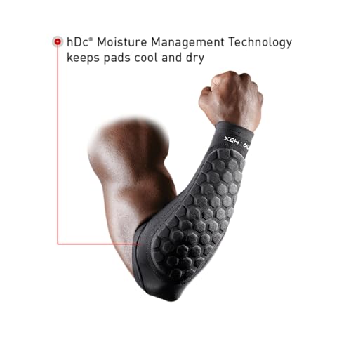 Manchettes de compression sport McDavid 651 Hex rembourrées avant-bras