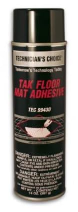 Technicians Choice TEC99430 TAK Floor Mat Adhesive (Case, 12 Cans)