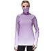 BASSDASH Women's Fishing Hoodie Shirt with Face Mask Thumb Holes UPF 50+ FS23W