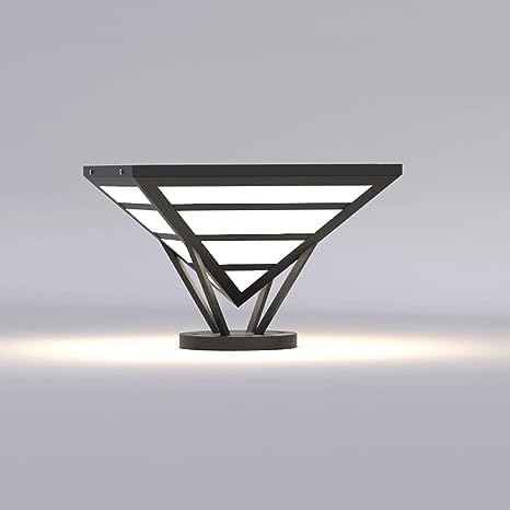 GAUVIK Grey Waterproof Gate Light, Outdoor Light for Garden Decorative Exterior/Outdoor Light/Gate Light/Garden Lamp/Pillar Lamp/Garden Lights to Home Decorative (GL_21 Leg (Pack of 1), with Bulb)-image-49